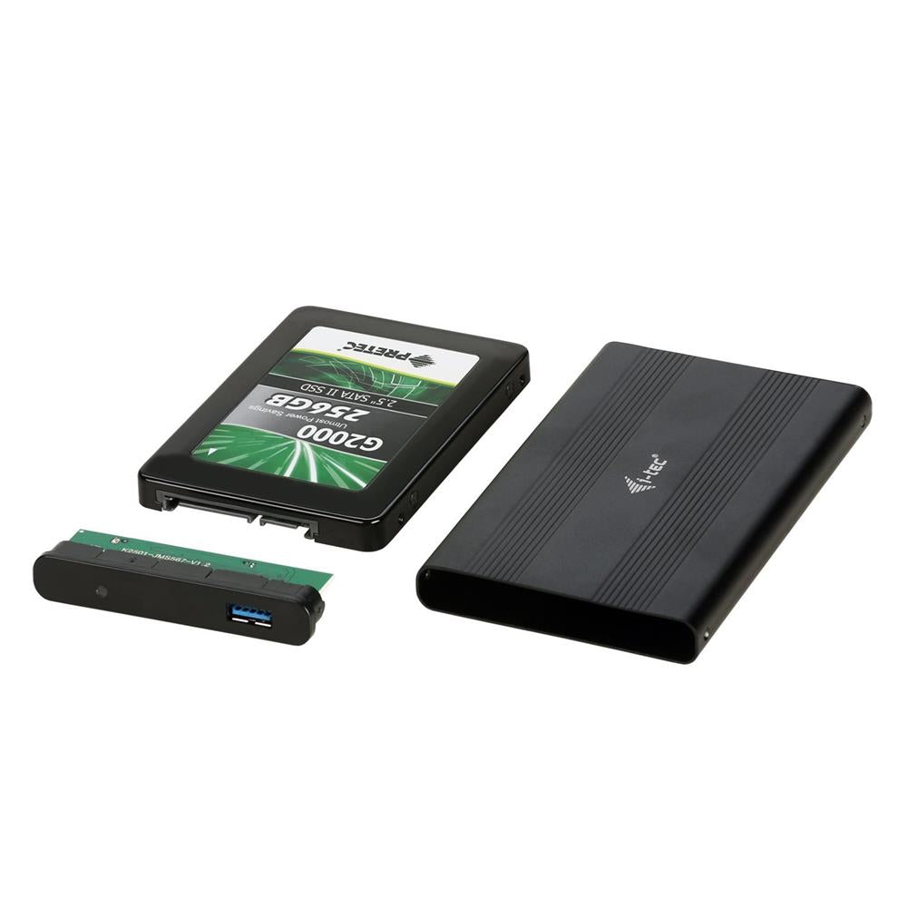 i-tec MySafe Advance AluBasic 2,5" USB 3.0 externes Festplattengehäuse für SATA I/II/III HDD SSD