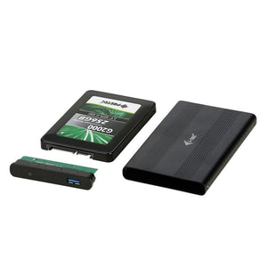 i-tec MySafe Advance AluBasic 2,5" USB 3.0 externes Festplattengehäuse für SATA I/II/III HDD SSD