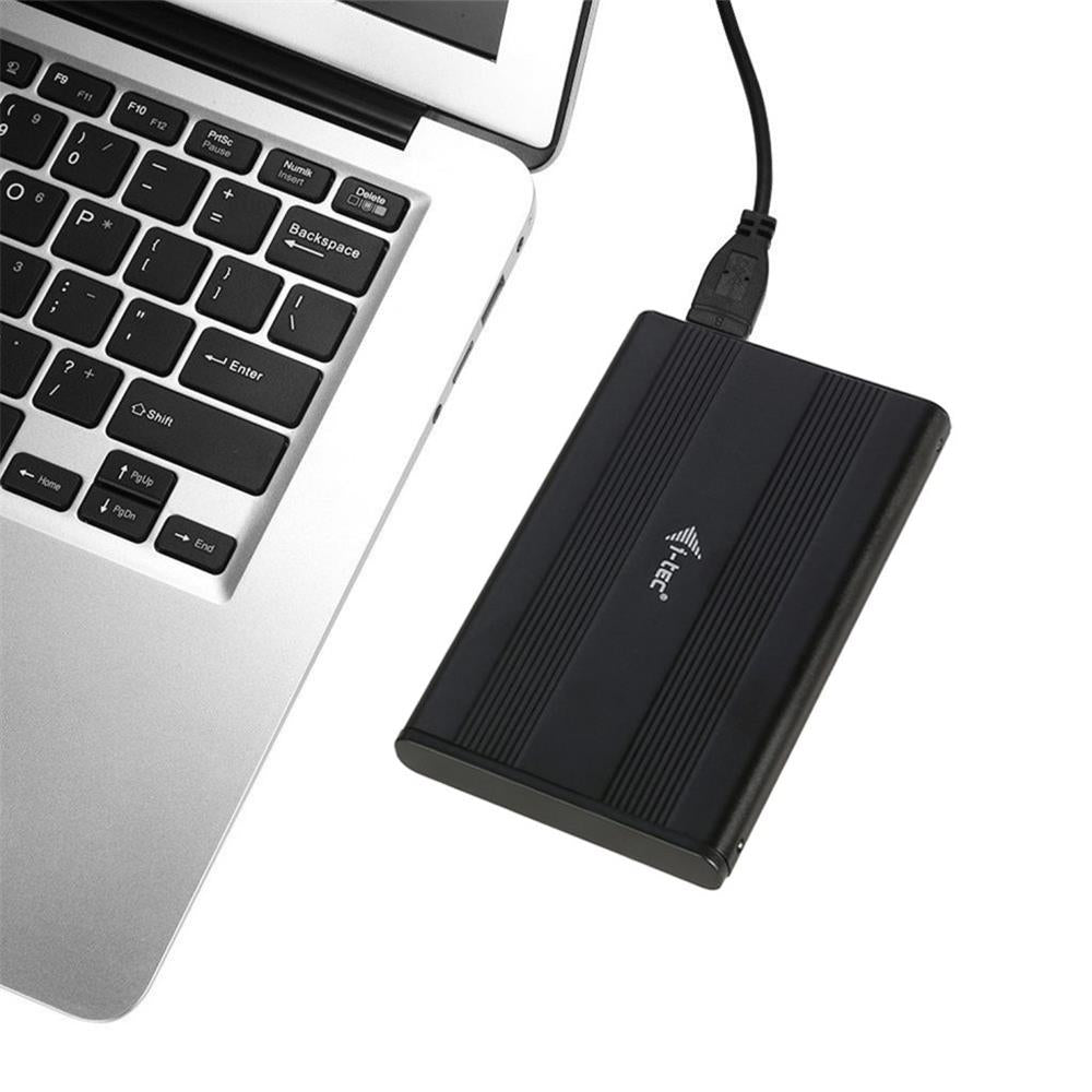 i-tec MySafe Advance AluBasic 2,5" USB 3.0 externes Festplattengehäuse für SATA I/II/III HDD SSD