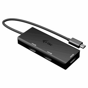 i-tec USB-C Triple 4K HDMI Video Adapter, Power Delivery 100 W