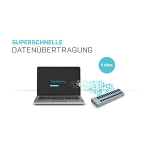 i-tec USB 3.0 Charging HUB 13-Port mit Netzadapter 60 W 13x USB 3.0 Ladeport für Notebook