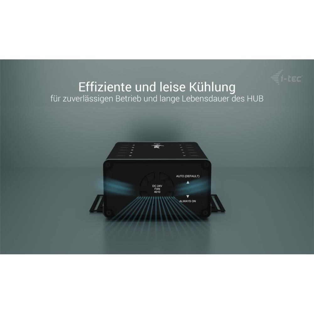 i-tec USB-C/USB-A Metall-Lade- und Daten-HUB, 15W pro Anschluss, 10x USB-C