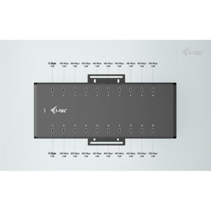 i-tec USB-C/USB-A Metall-Lade- und Daten-HUB, 15W pro Anschluss, 20x USB-C