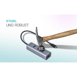 i-tec USB-C Metal HUB 4 Port Thunderbolt 3 kompatibel