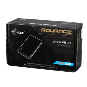 i-tec MySafe Advance 3,5" Festplattengehäuse USB 3.0 Alugehäuse für optimale Kühlung