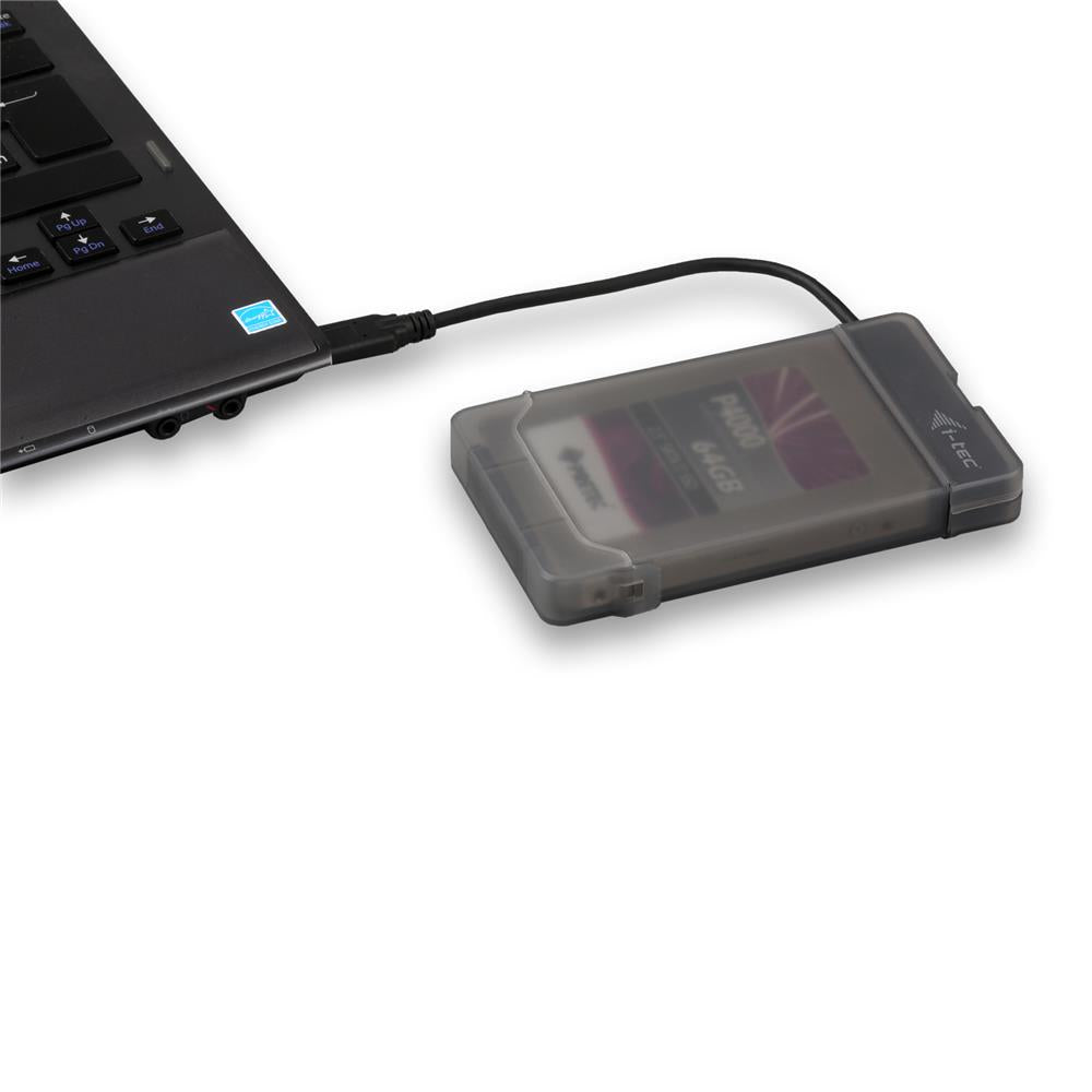 i-tec MySafe USB 3.0 Easy externes 2,5" Festplattengehäuse für SATA I/II/III HDD SSD Schwarz