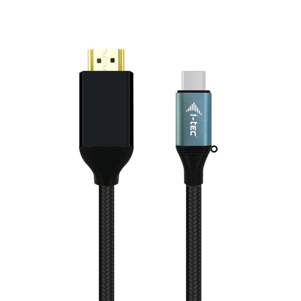 i-tec USB-C auf HDMI Kabel Adapter 4K / 60 Hz 200cm kompatibel mit Thunderbold 3
