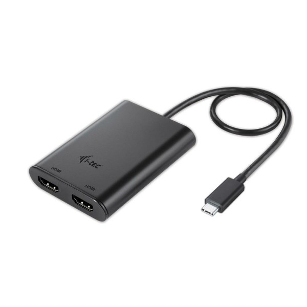 i-tec USB-C auf Dual HDMI Video Adapter 2x HDMI 4K Ultra HD kompatibel mit Thunderbolt 3