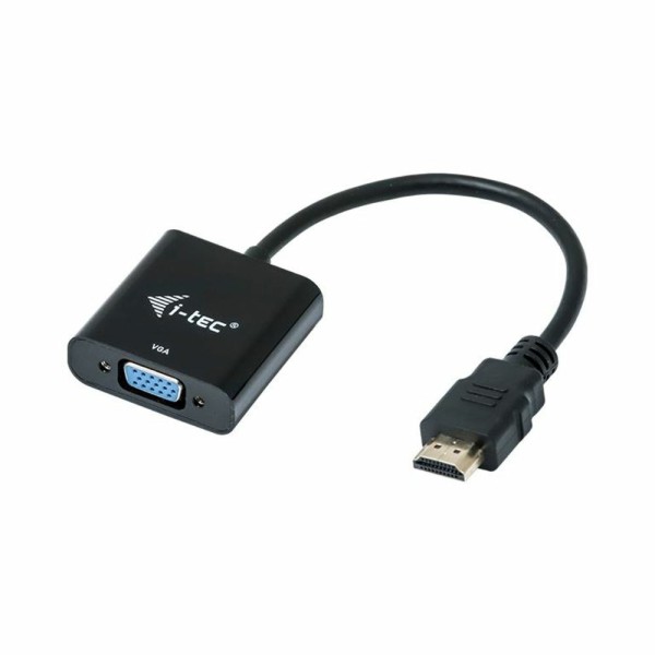 i-tec Adapter HDMI zu VGA Full-HD 1920×1080/ 60 Hz Kabellänge 15 cm vergoldeter HDMI-Stecker